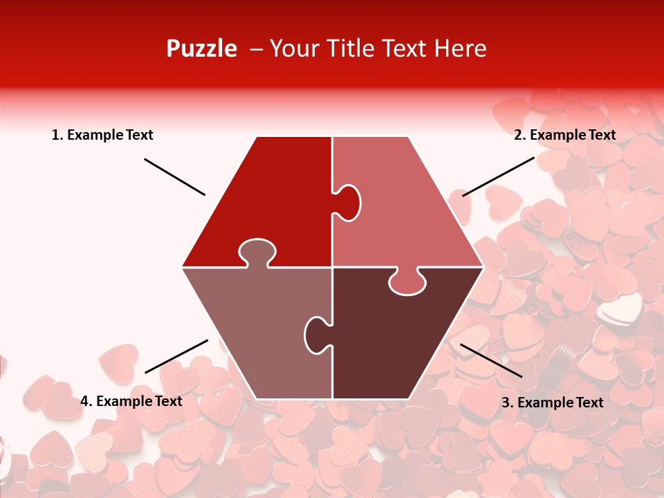 Holiday Romantic Shape PowerPoint Template