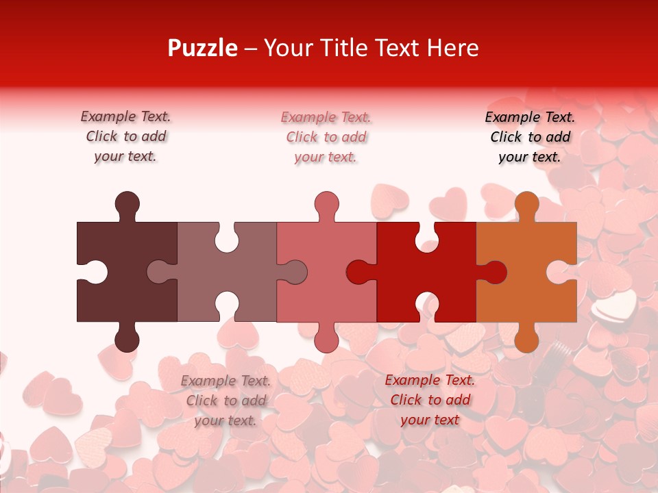 Holiday Romantic Shape PowerPoint Template