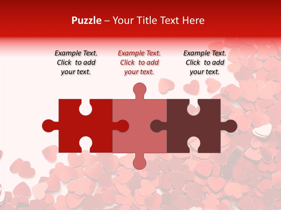 Holiday Romantic Shape PowerPoint Template