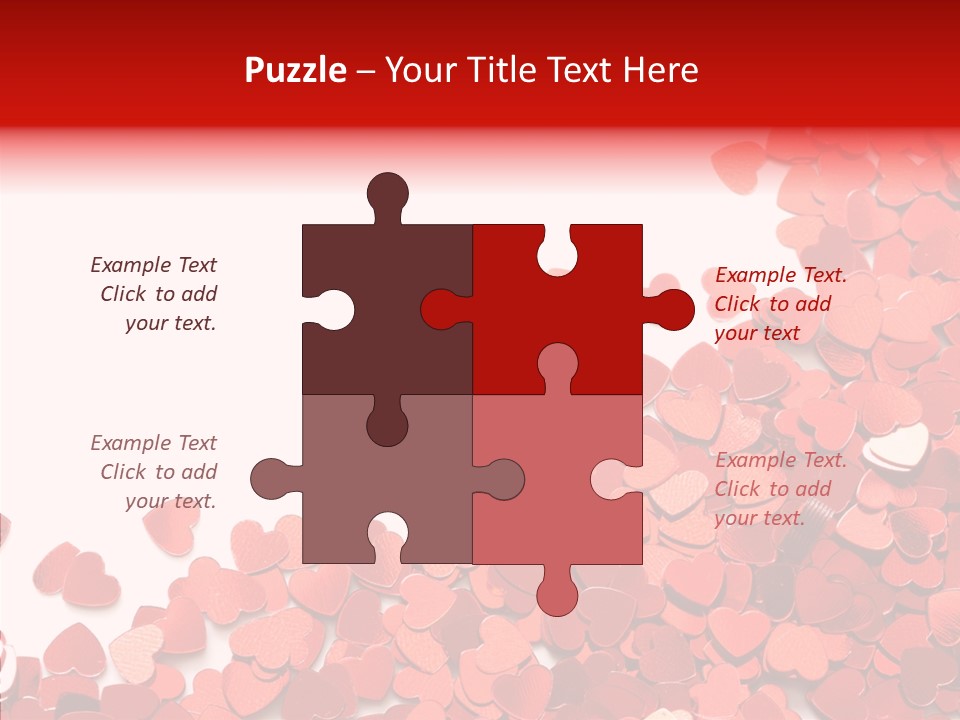 Holiday Romantic Shape PowerPoint Template