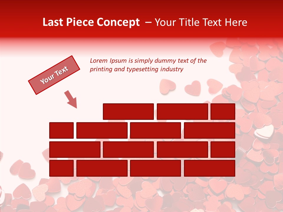 Holiday Romantic Shape PowerPoint Template