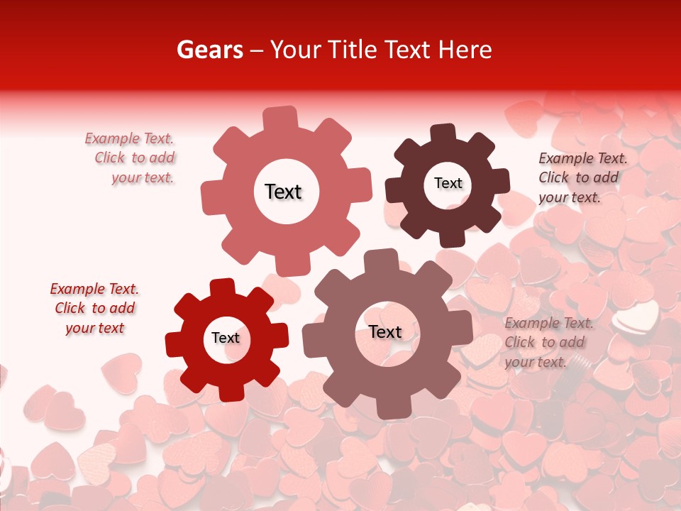 Holiday Romantic Shape PowerPoint Template