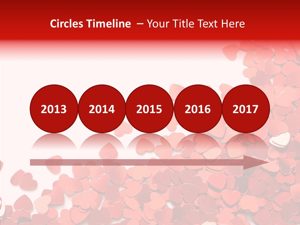 Holiday Romantic Shape PowerPoint Template