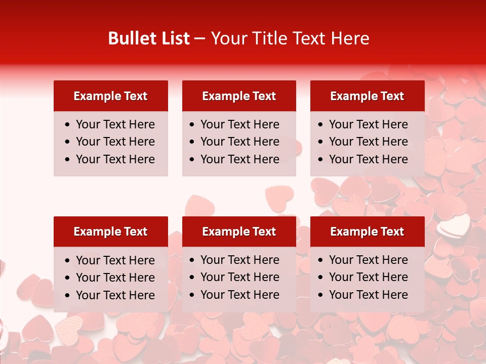 Holiday Romantic Shape PowerPoint Template