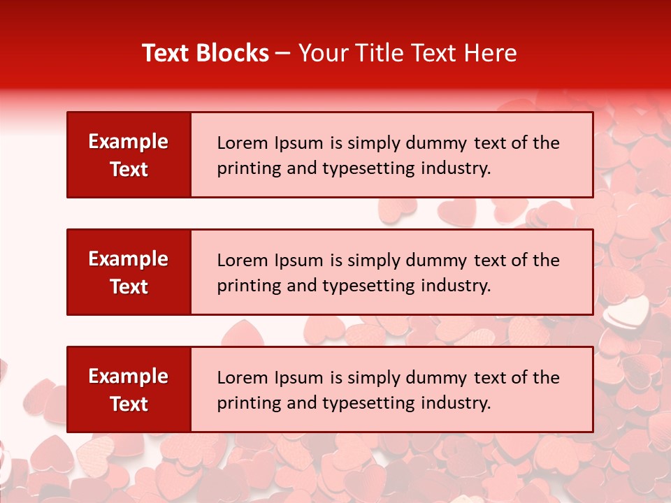Holiday Romantic Shape PowerPoint Template