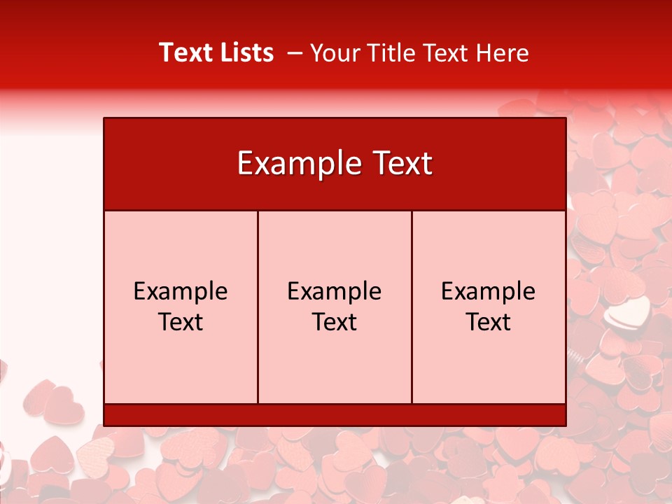Holiday Romantic Shape PowerPoint Template