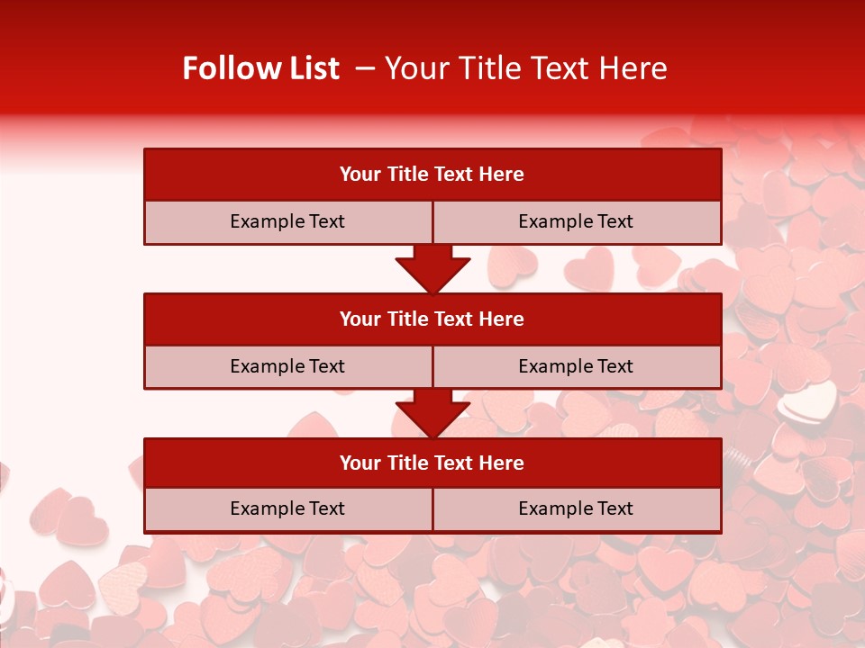 Holiday Romantic Shape PowerPoint Template