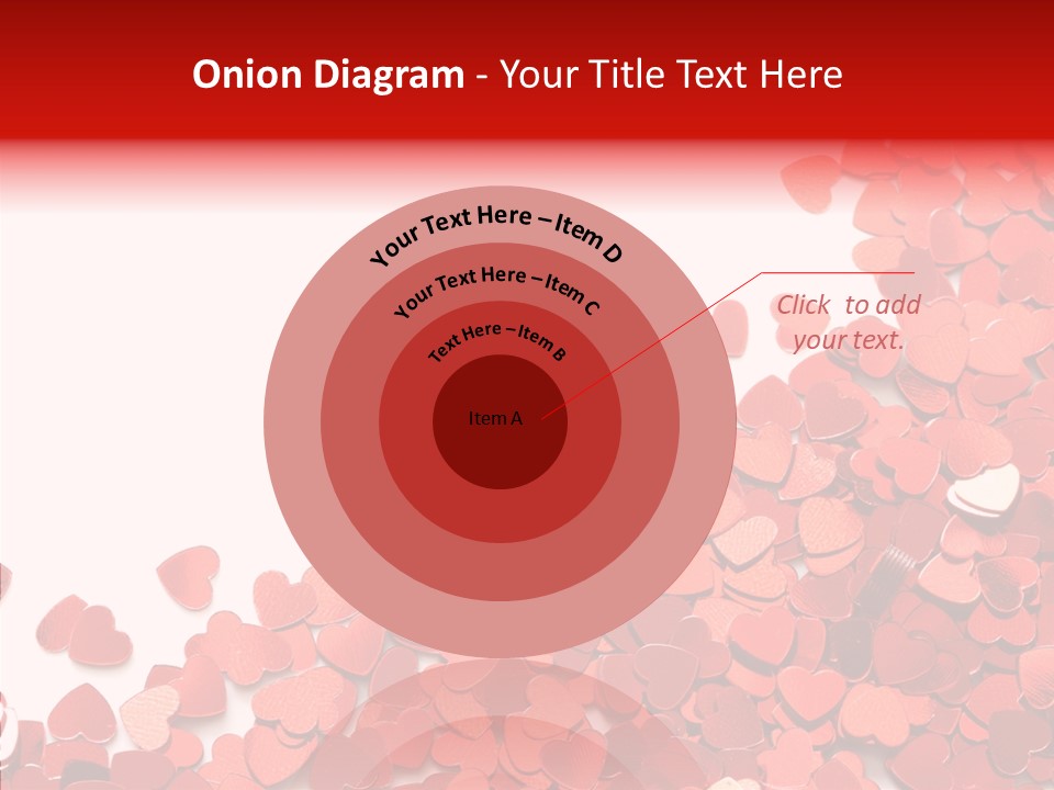 Holiday Romantic Shape PowerPoint Template