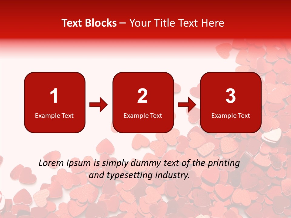 Holiday Romantic Shape PowerPoint Template
