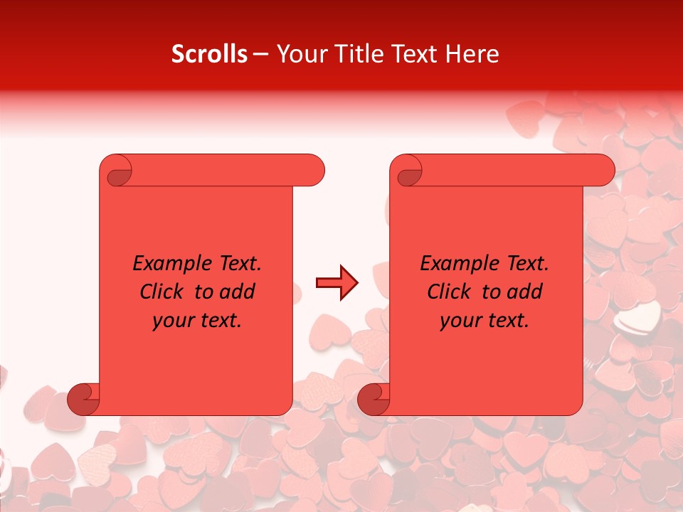 Holiday Romantic Shape PowerPoint Template