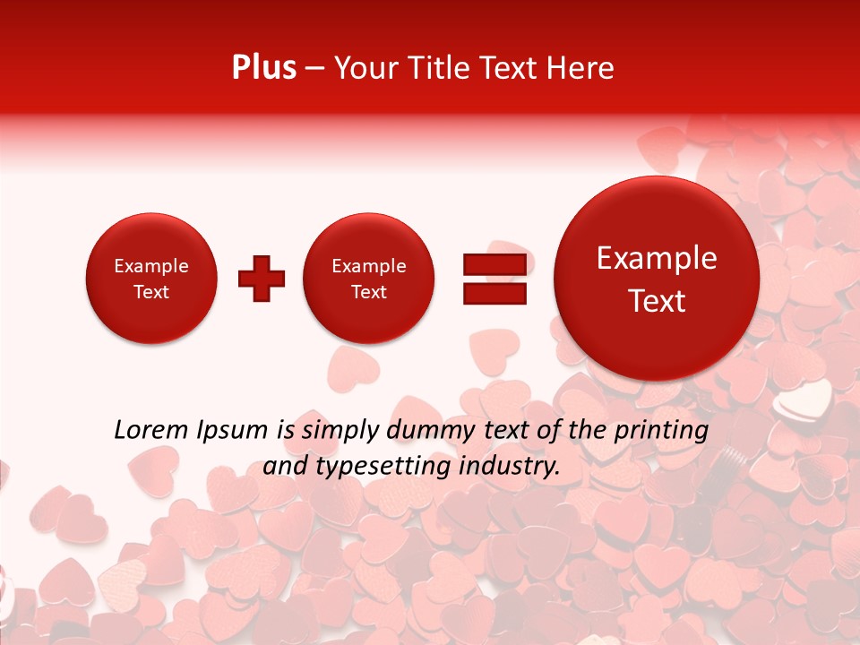 Holiday Romantic Shape PowerPoint Template