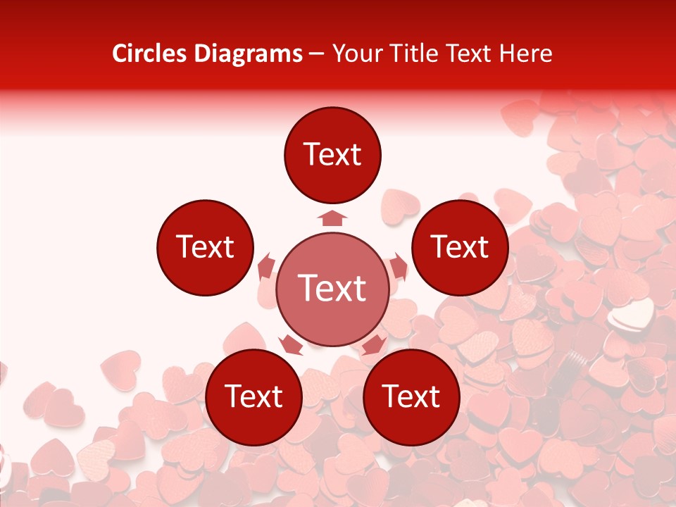 Holiday Romantic Shape PowerPoint Template