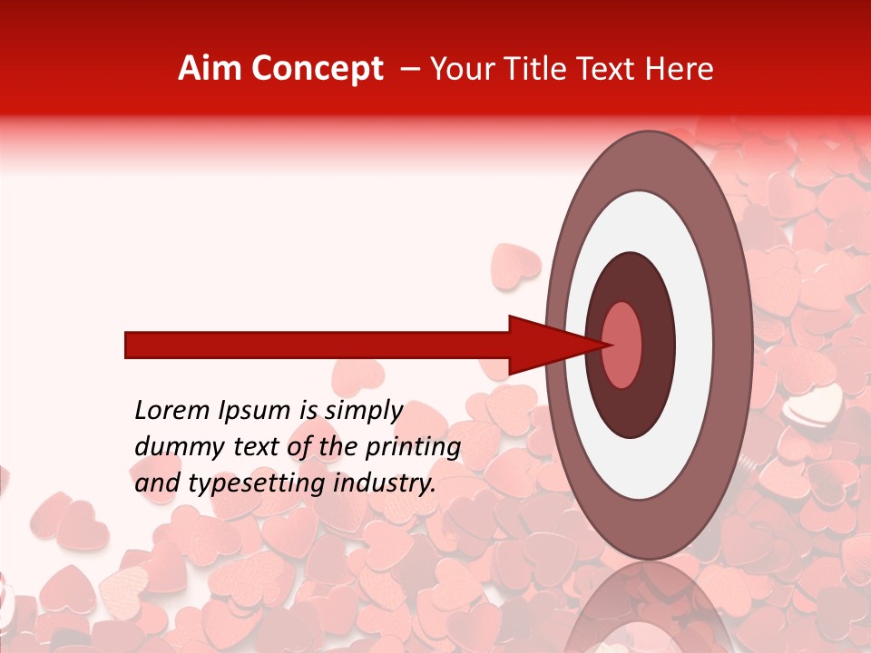 Holiday Romantic Shape PowerPoint Template