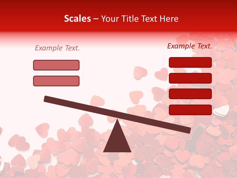 Holiday Romantic Shape PowerPoint Template