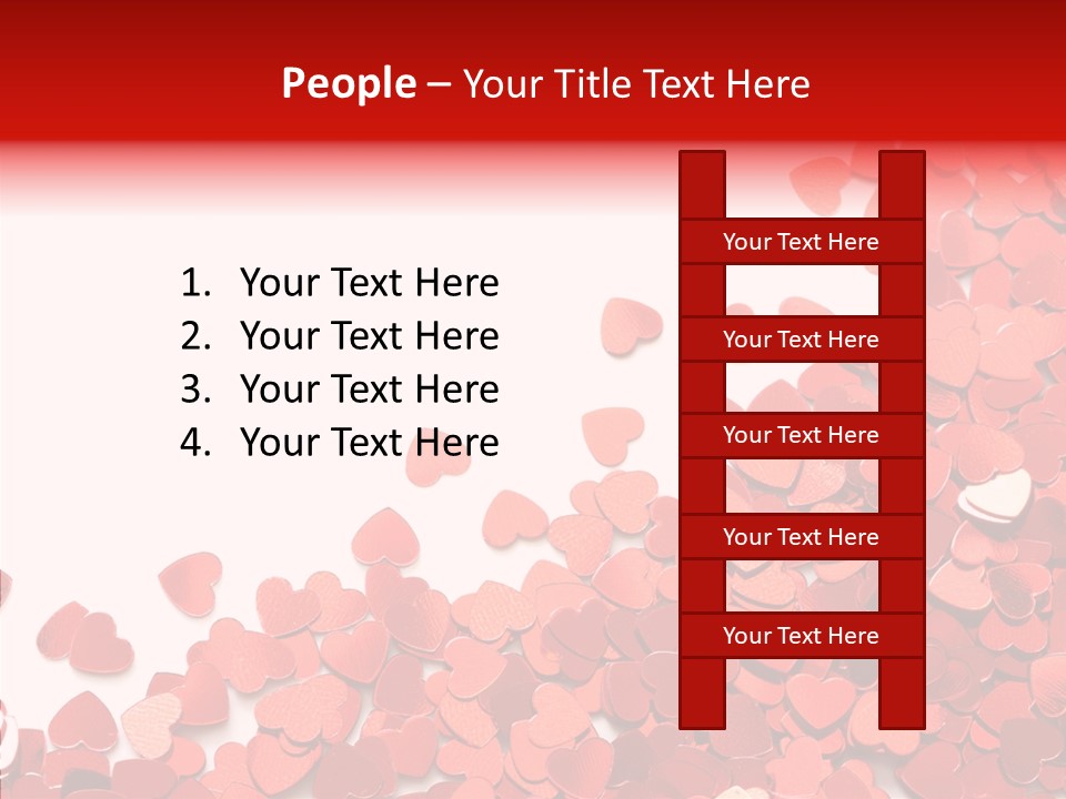 Holiday Romantic Shape PowerPoint Template