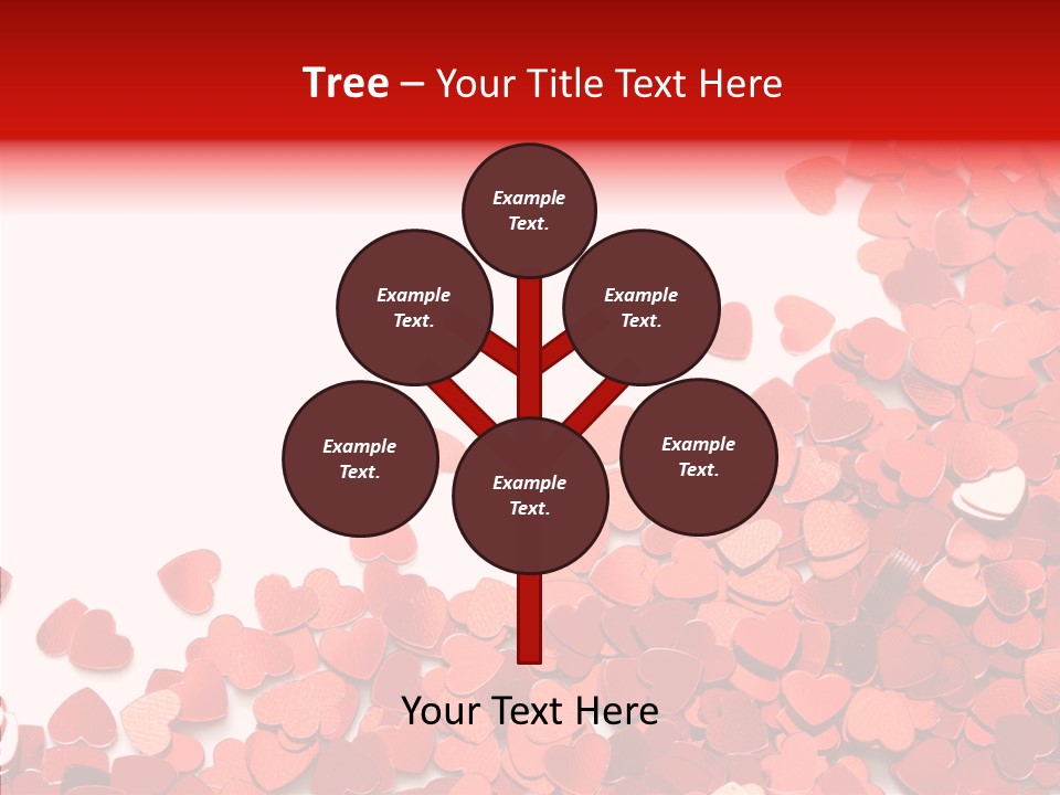Holiday Romantic Shape PowerPoint Template
