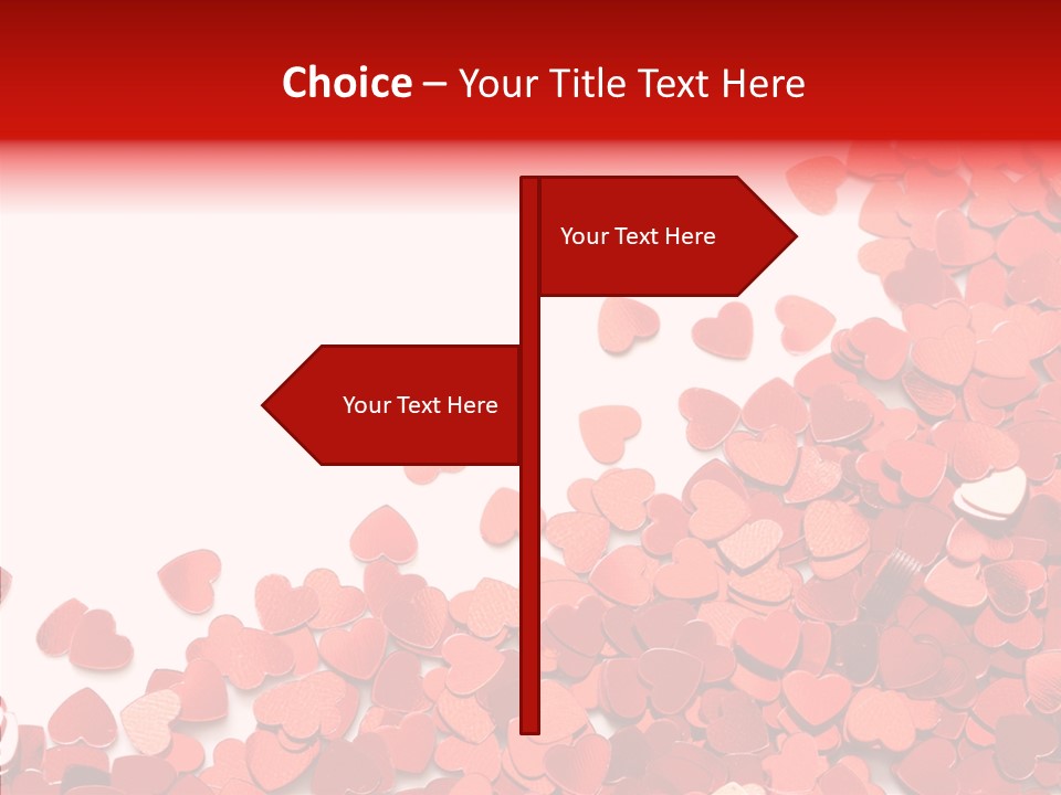 Holiday Romantic Shape PowerPoint Template