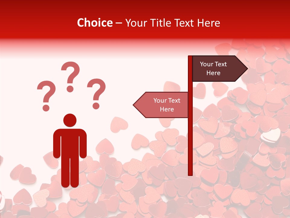 Holiday Romantic Shape PowerPoint Template