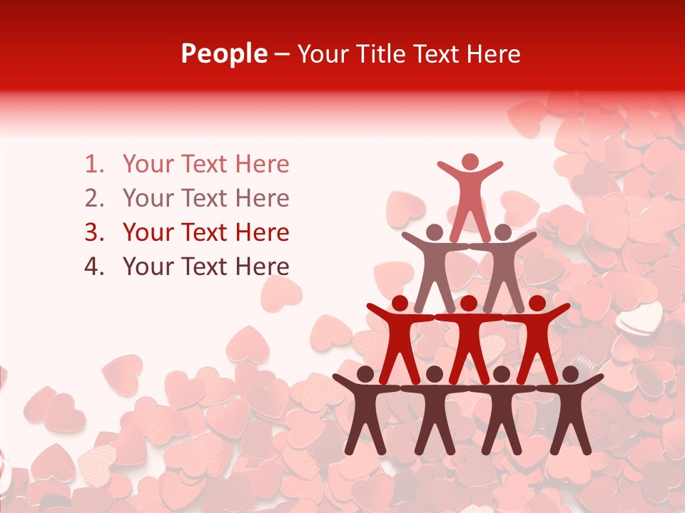 Holiday Romantic Shape PowerPoint Template