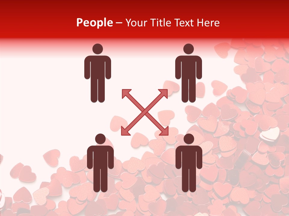 Holiday Romantic Shape PowerPoint Template