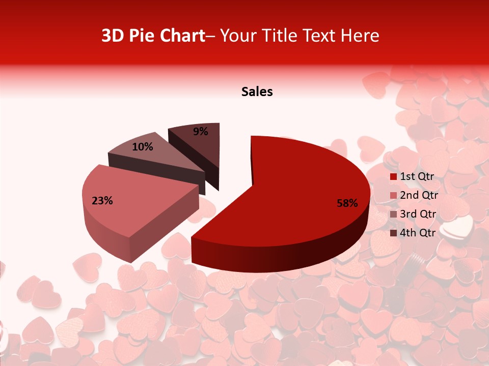 Holiday Romantic Shape PowerPoint Template