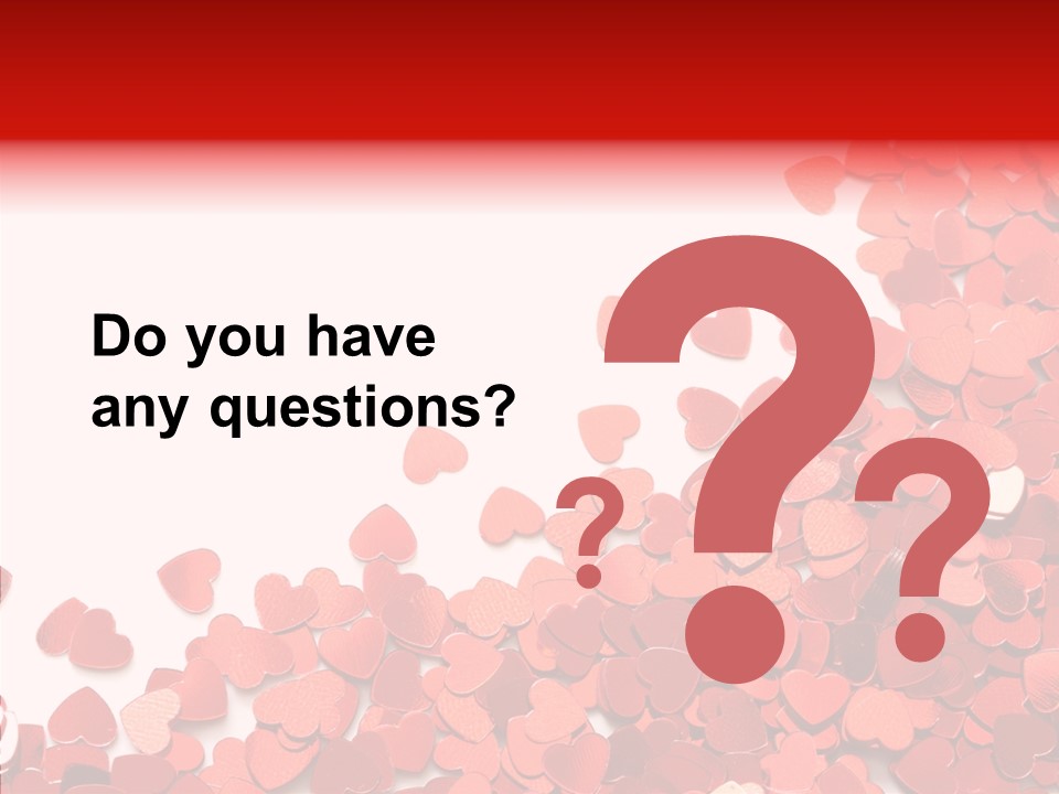 Holiday Romantic Shape PowerPoint Template