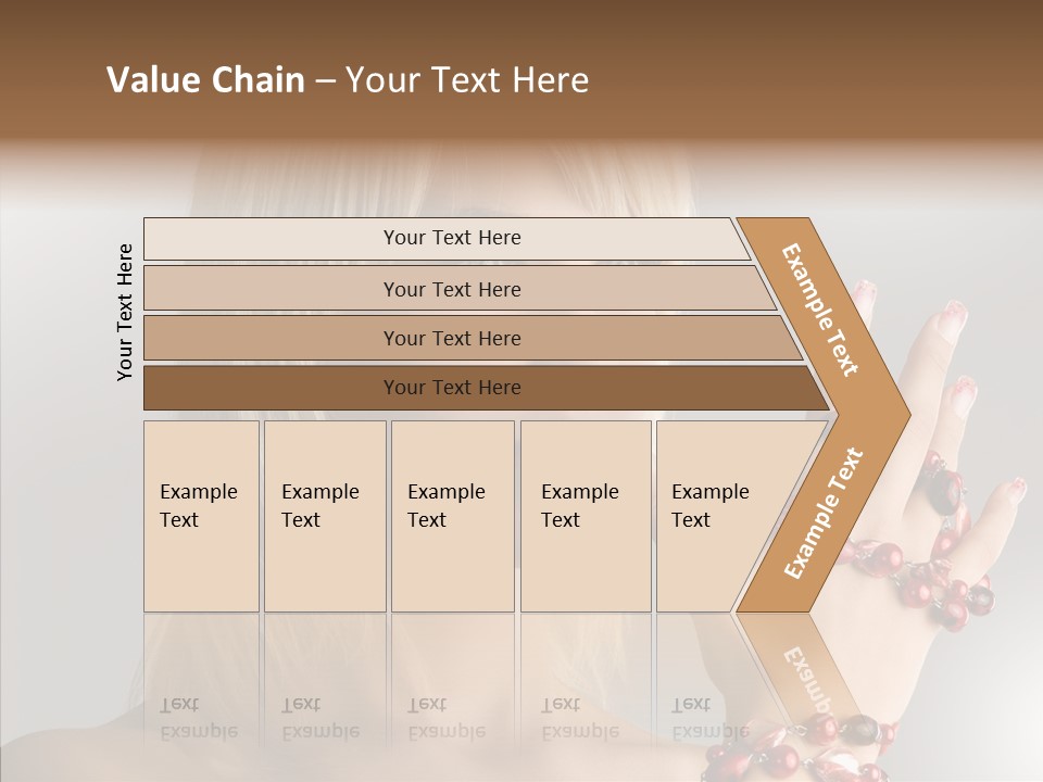 Close Up Fashion Hair PowerPoint Template