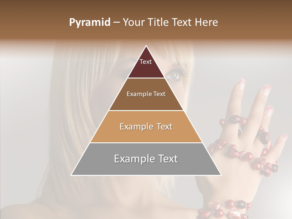 Close Up Fashion Hair PowerPoint Template