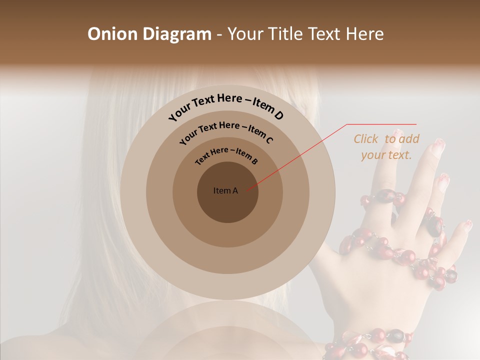 Close Up Fashion Hair PowerPoint Template