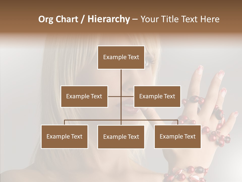 Close Up Fashion Hair PowerPoint Template