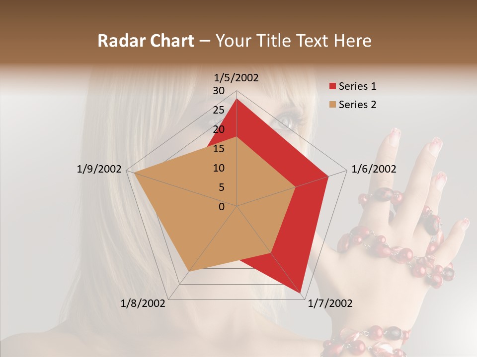 Close Up Fashion Hair PowerPoint Template