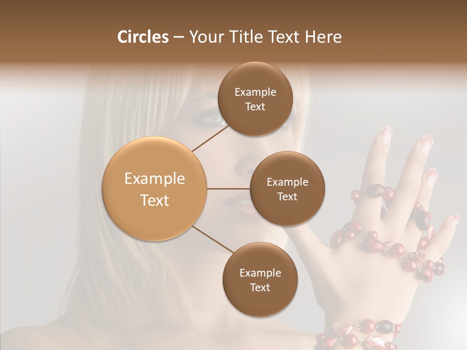 Close Up Fashion Hair PowerPoint Template