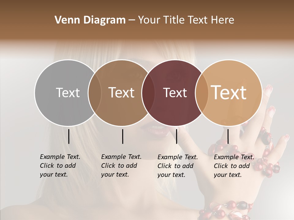 Close Up Fashion Hair PowerPoint Template