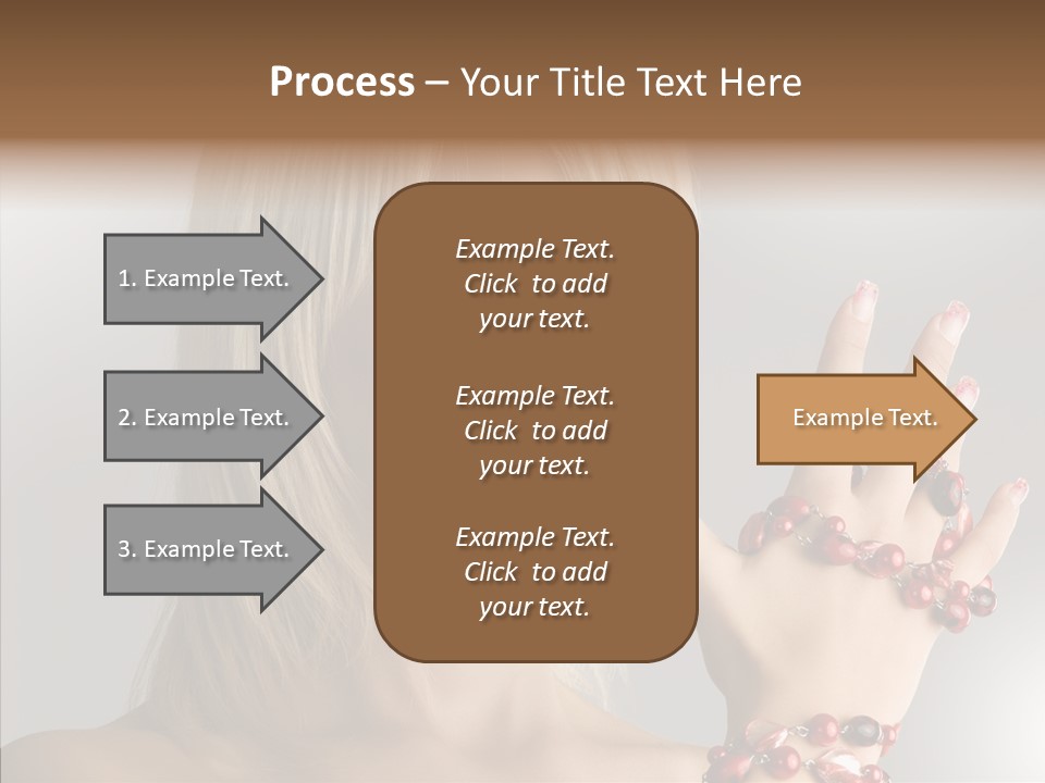 Close Up Fashion Hair PowerPoint Template