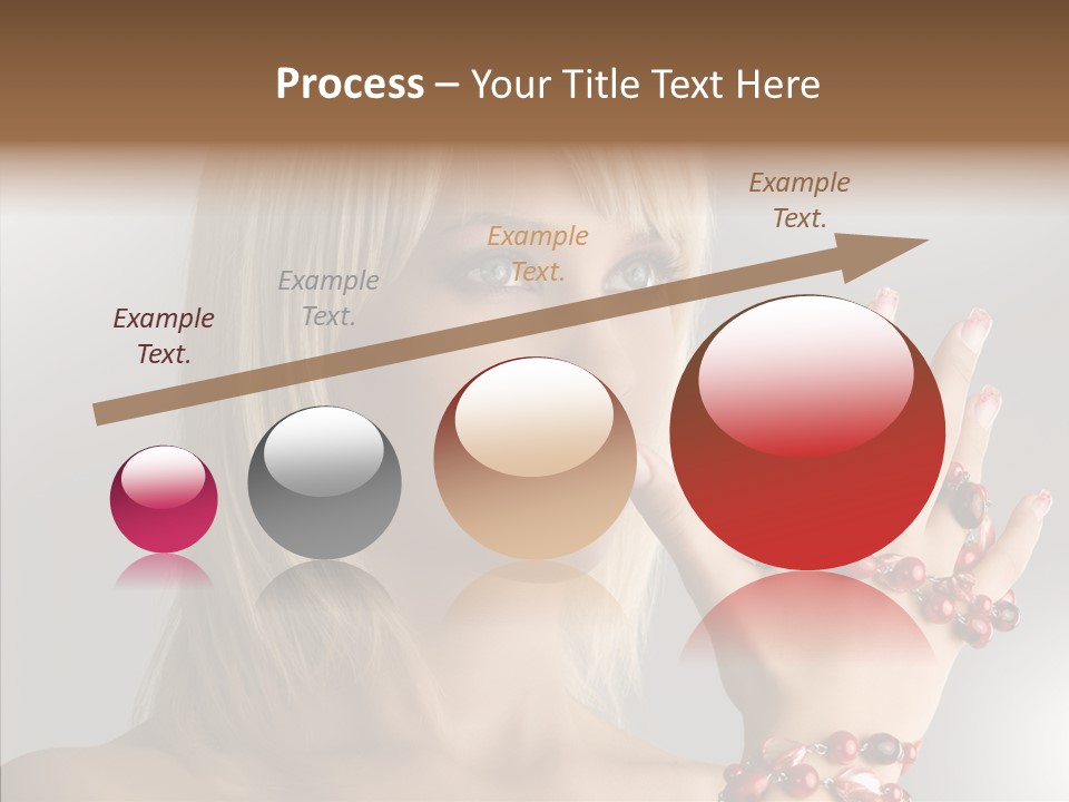 Close Up Fashion Hair PowerPoint Template