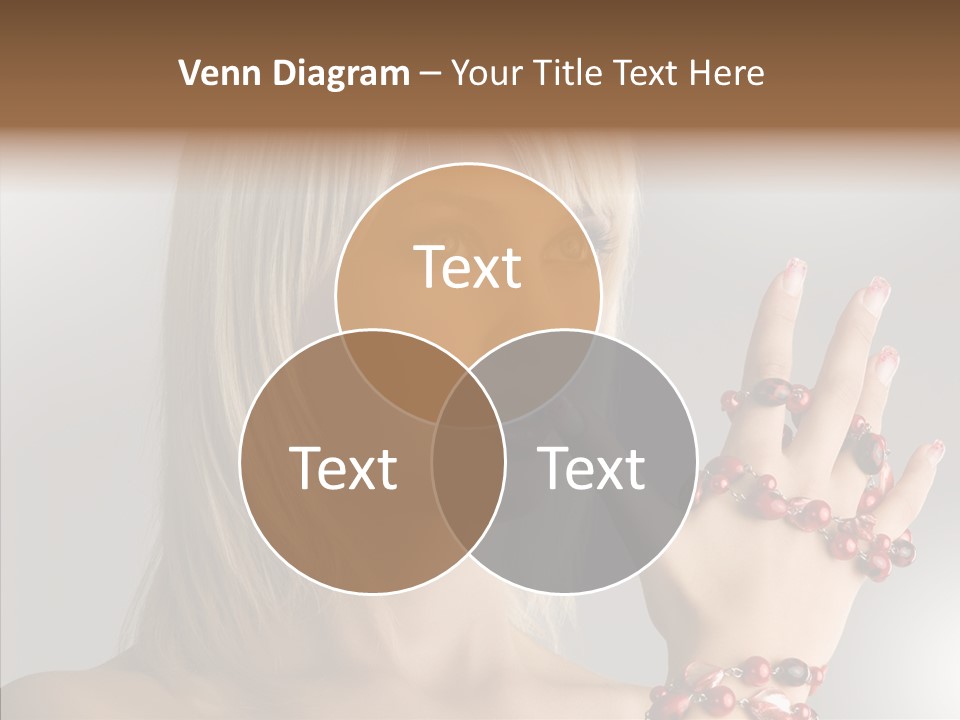 Close Up Fashion Hair PowerPoint Template