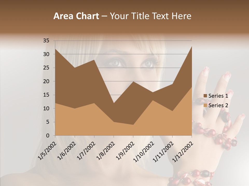 Close Up Fashion Hair PowerPoint Template