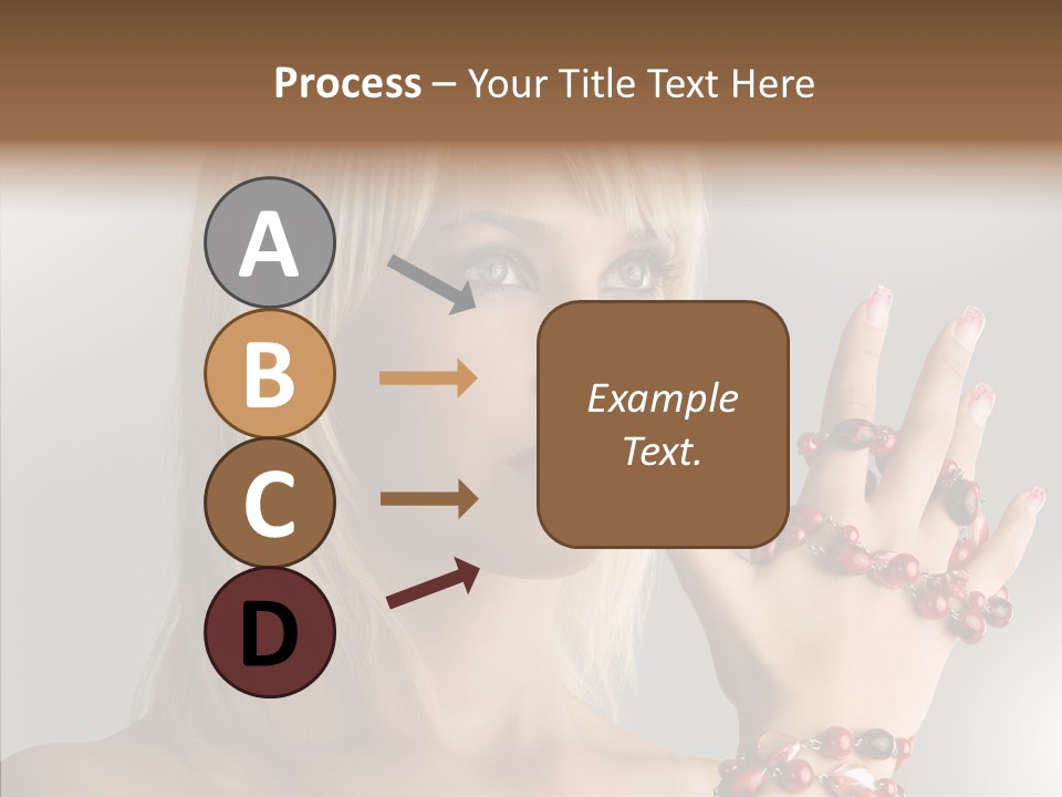 Close Up Fashion Hair PowerPoint Template