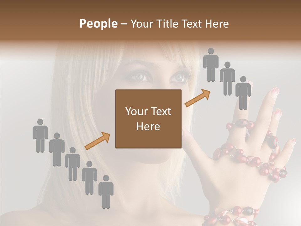 Close Up Fashion Hair PowerPoint Template