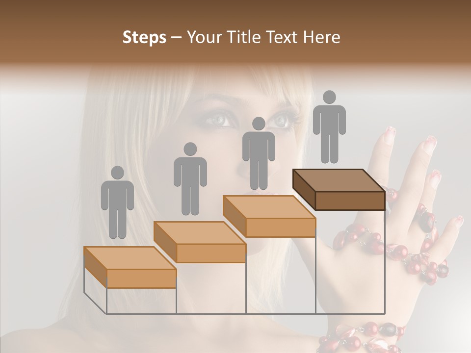 Close Up Fashion Hair PowerPoint Template