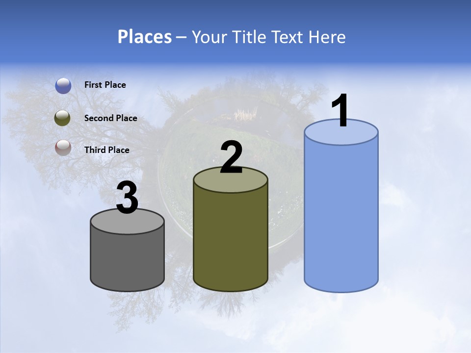 Trees Landscape Planet PowerPoint Template