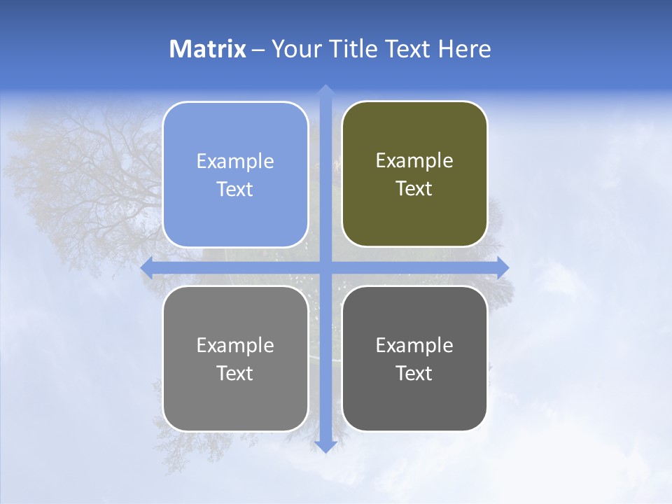 Trees Landscape Planet PowerPoint Template