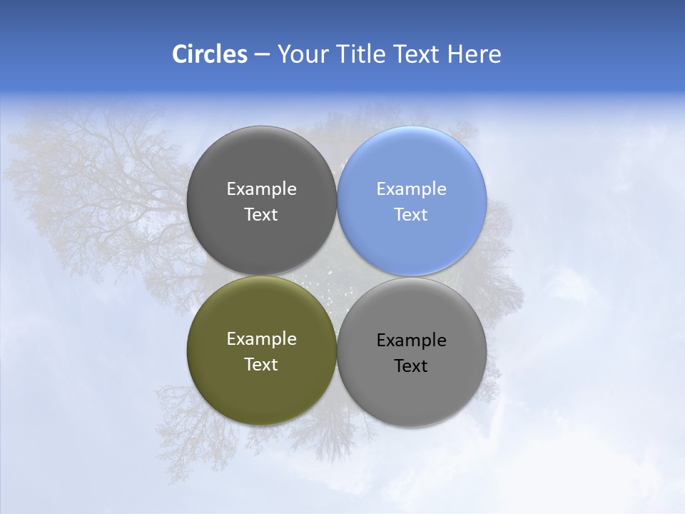 Trees Landscape Planet PowerPoint Template