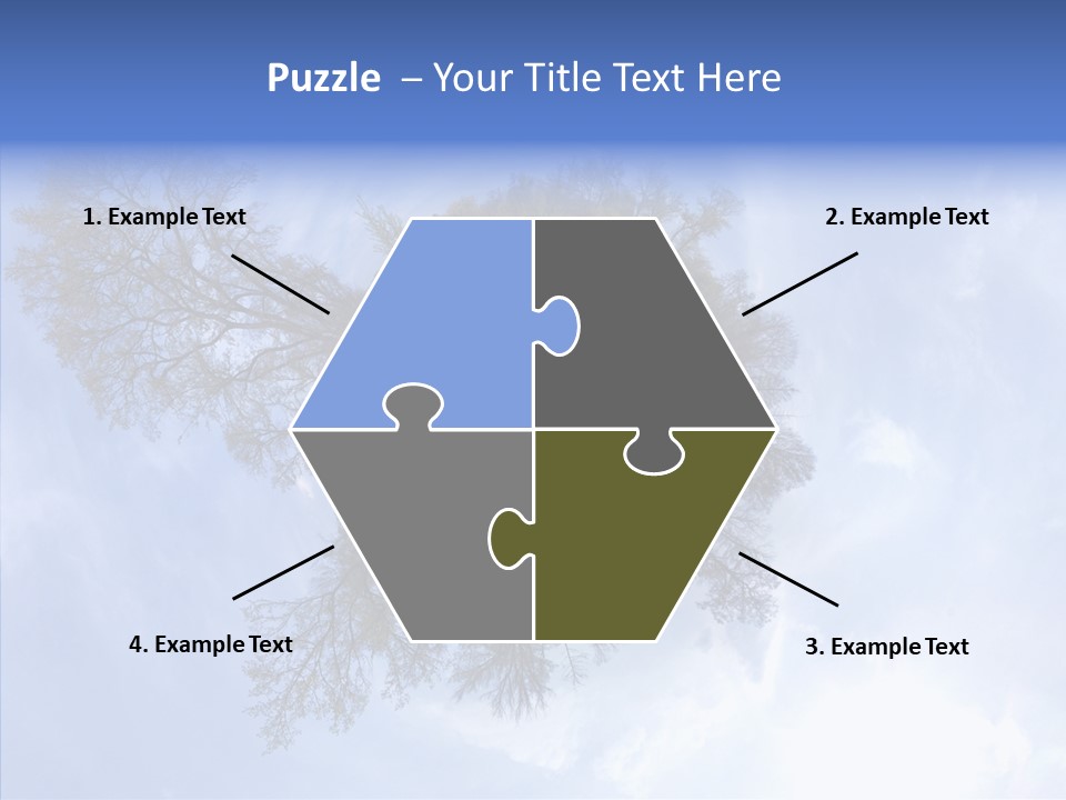 Trees Landscape Planet PowerPoint Template