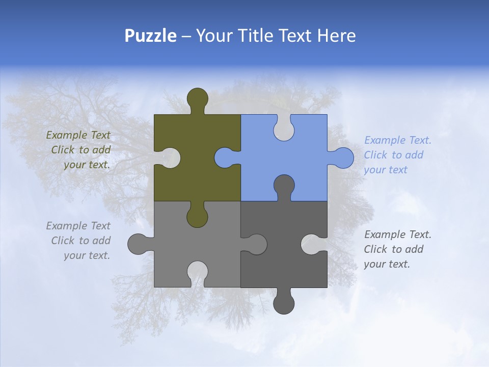 Trees Landscape Planet PowerPoint Template