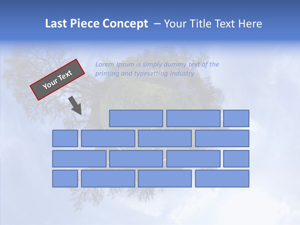 Trees Landscape Planet PowerPoint Template