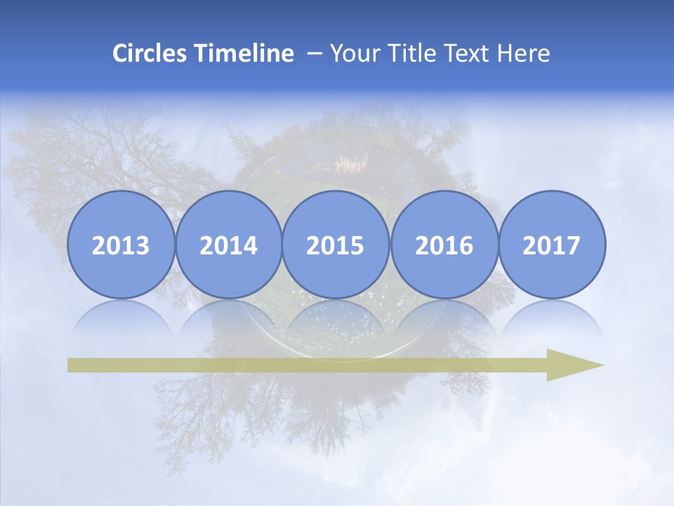 Trees Landscape Planet PowerPoint Template