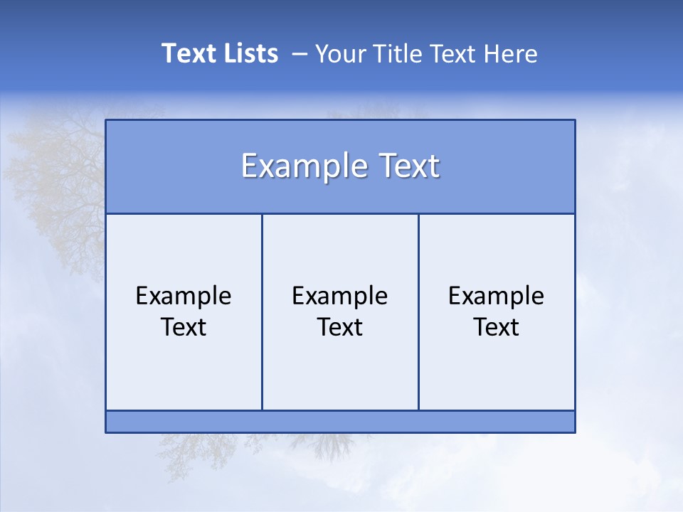 Trees Landscape Planet PowerPoint Template