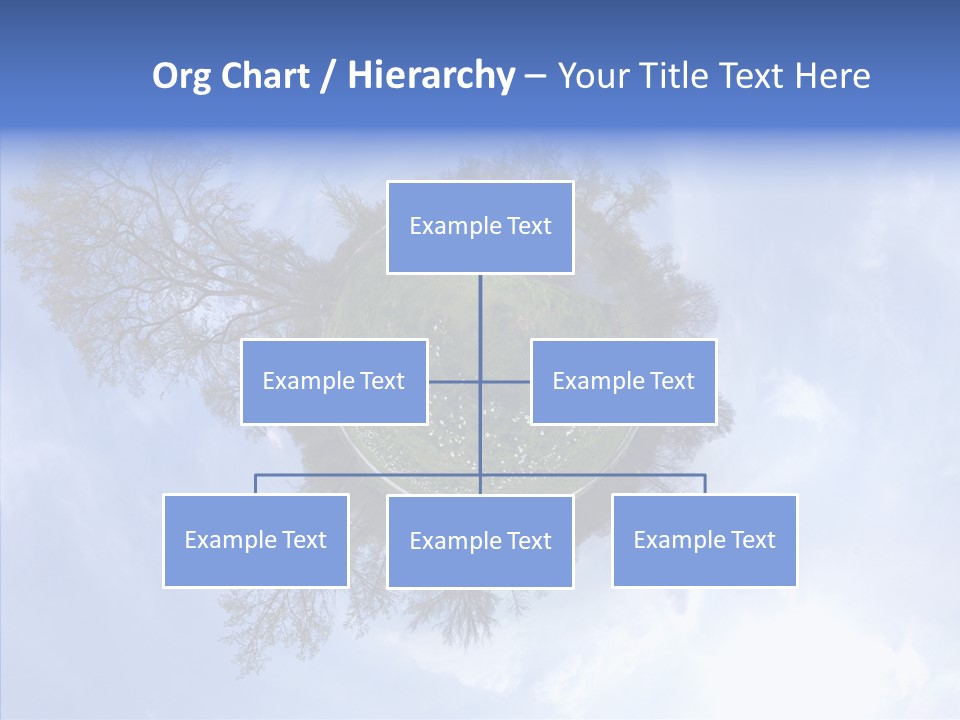 Trees Landscape Planet PowerPoint Template