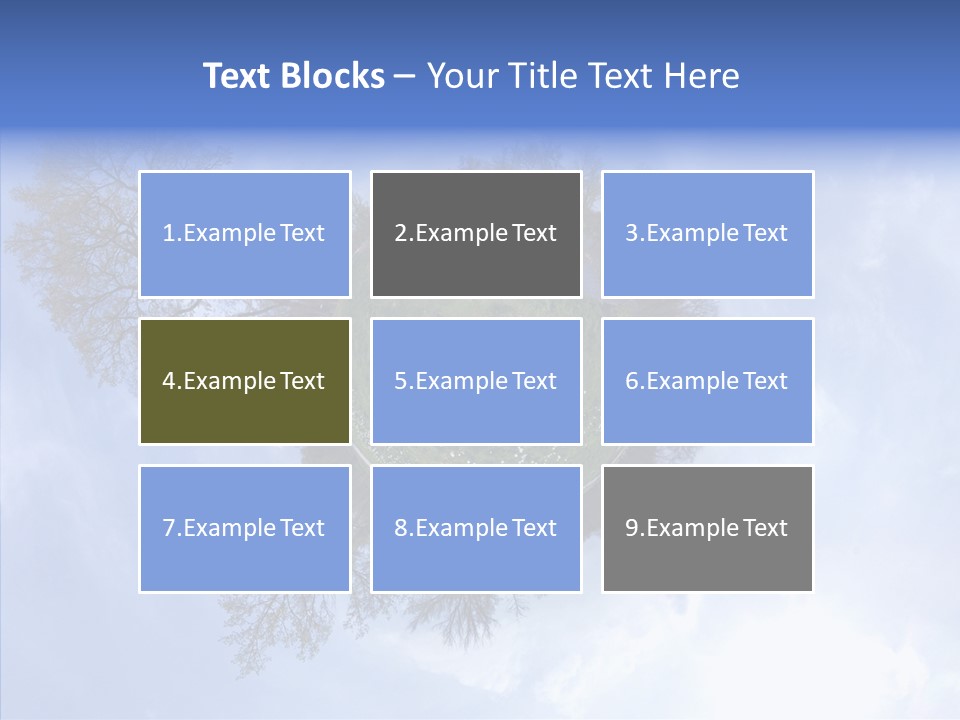 Trees Landscape Planet PowerPoint Template